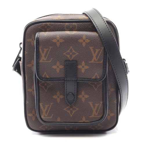 Louis Vuitton Christopher Wearable Wallet Bag Men Brown One Size