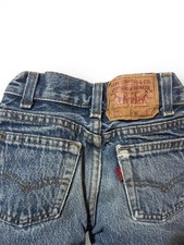 Vintage Kids Levi  s 501 Made In USA Size 4 Denim Blue jeans Button Snap Fly