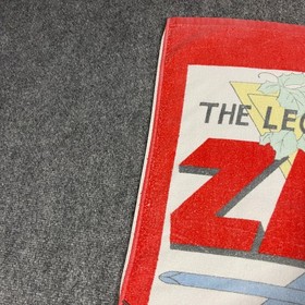 VINTAGE Nintendo 1988 Legend Of Zelda Beach Towel Link NES Videojuego A&ntilde;os 80 DEFECTOS