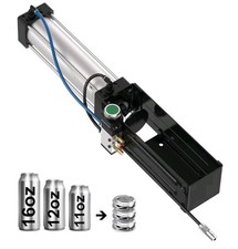 Pneumatic Can Crusher, Heavy-Duty Smasher for Aluminum 8 - 16 OZ, black