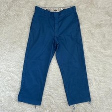 Y2K STREETWEAR VINTAGE RETRO SKATER WORKWEAR UNIQUE BLUE DICKIES PANTS 32 x 27