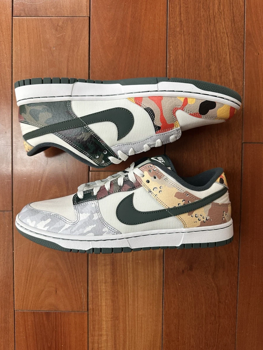 Nike Dunk SE Low Sail Multi-Camo for Sale | Authenticity