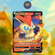 Carta Pokémon Francese - Victini V SWSH104 - Spada e Scudo Promo