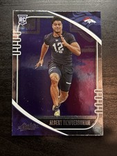 2020 Panini Absolute Football #104 Albert Okwuegbunam Rookie Card. rookie card picture