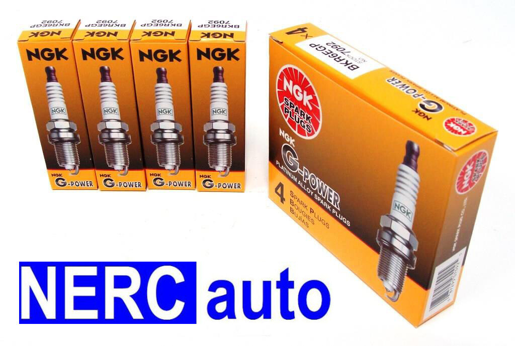 NGK G-POWER Platinum Spark Plugs UR45GP 3207 Set of 4