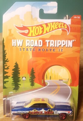 ミニカー Hot Wheels HW ROAD TRIPPIN' Hot Wheels - HW Road Trippin State Route 12 '67 Oldsmobile