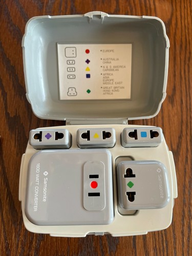 Samsonite Worldwide Convertidor/Adaptador Kit con Convertidor de 1600 vatios Nunca Usado - Imagen 4 de 4