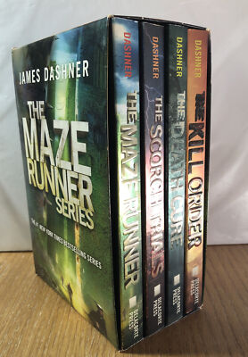 the maze runner boxed set series books set of 4 james dashner ebay