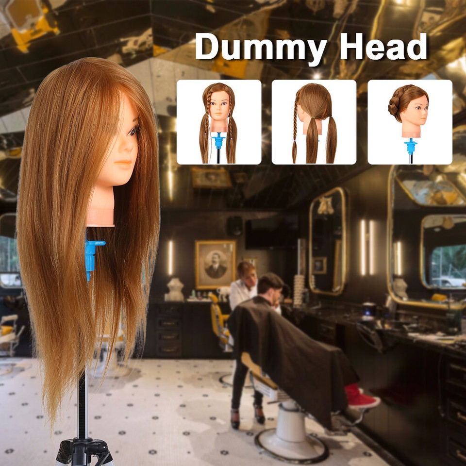 Afro Mannequinkopf Mit 100% Gelocktem Echthaar - 8 Zoll, Für Friseure & Styling-Übung