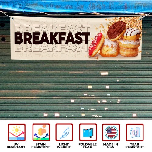 Outdoor Polyester Banner with 4 Holes, HD Printing for Food & Beverage Promo USA - Picture 28 of 151
