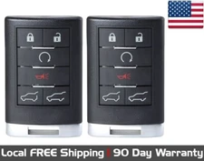 2x New Replacement Key Fob for Select Cadillac Vehicles *CHECK FITMENTS* 315 MHz