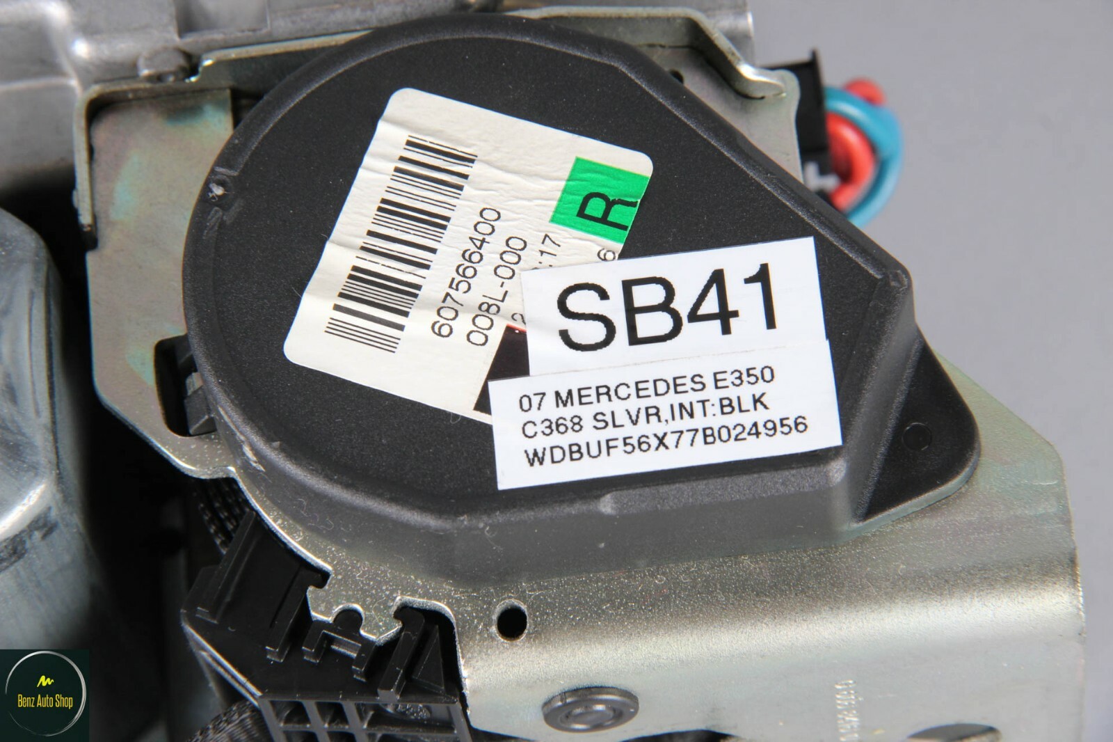 0709 Mercedes W211 E550 E350 Front Right Passenger Side Seat Belt Black OEM eBay