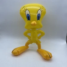 Vintage Carnival Game Prize Inflatable "Tweety Bird”  14” Warner Bros