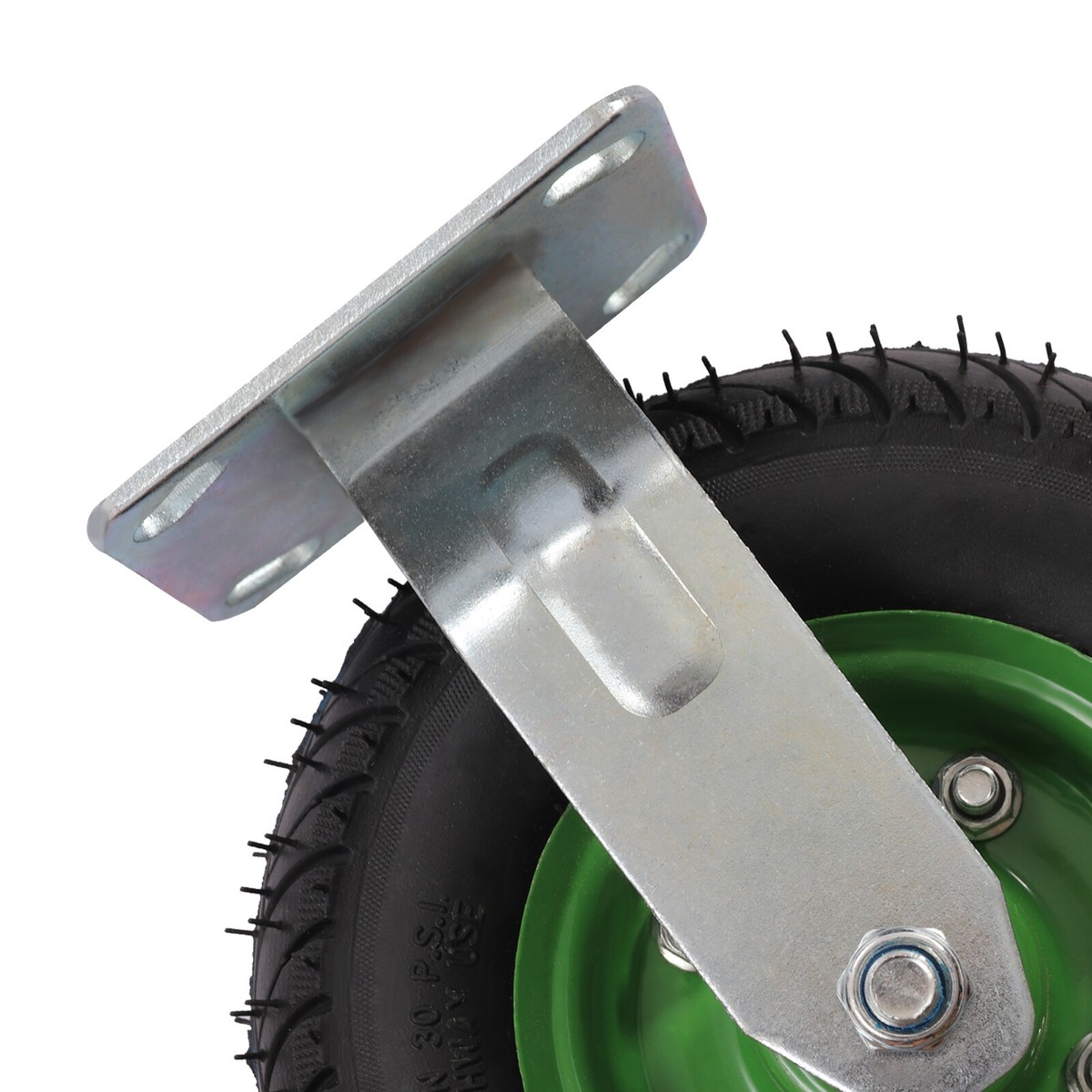 TFCFL 8-Inch Pneumatic Caster Wheel Set – 2 Rigid & 2 Swivel – Heavy Duty Farm Cart