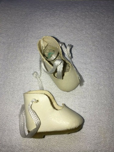 Paire De Chaussures De Poupée Vintage Biquet, Dans Sa Boîte D'origine