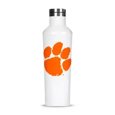 Corkcicle NCAA 16oz Clemson Tigers Big Logo Triple Insulated Stainless Tumbler