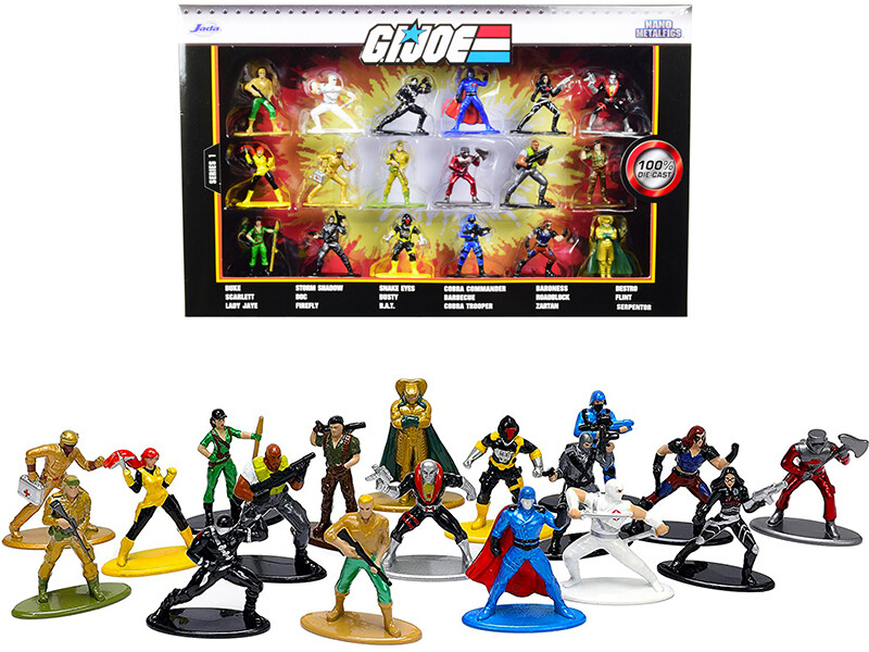 G.IJOE Nanolfigs Series1 18体セットJada G.I. Joe