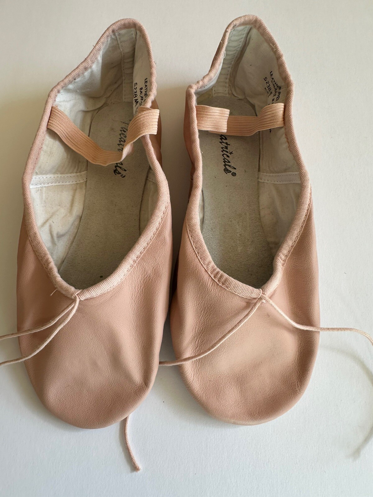 SAOLA NEW TEATRALI Pantofole da ballo ADULTO 8 5 M ROSA suola intera pelle danza