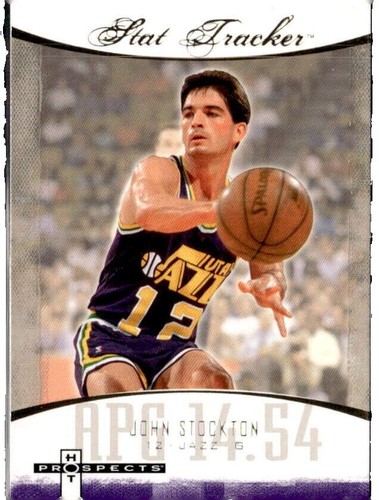 VINTAGE MENS UTAH JAZZ JOHN STOCKTON #12 BASKETBALL SHIRT JERSEY