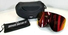 Broken System Co. Magnetic Snow Ski Goggles *RED LENS/BLACK FRAME*