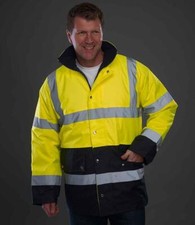 Yoko Hi-Vis Two Tone Motorway Jacket YK204