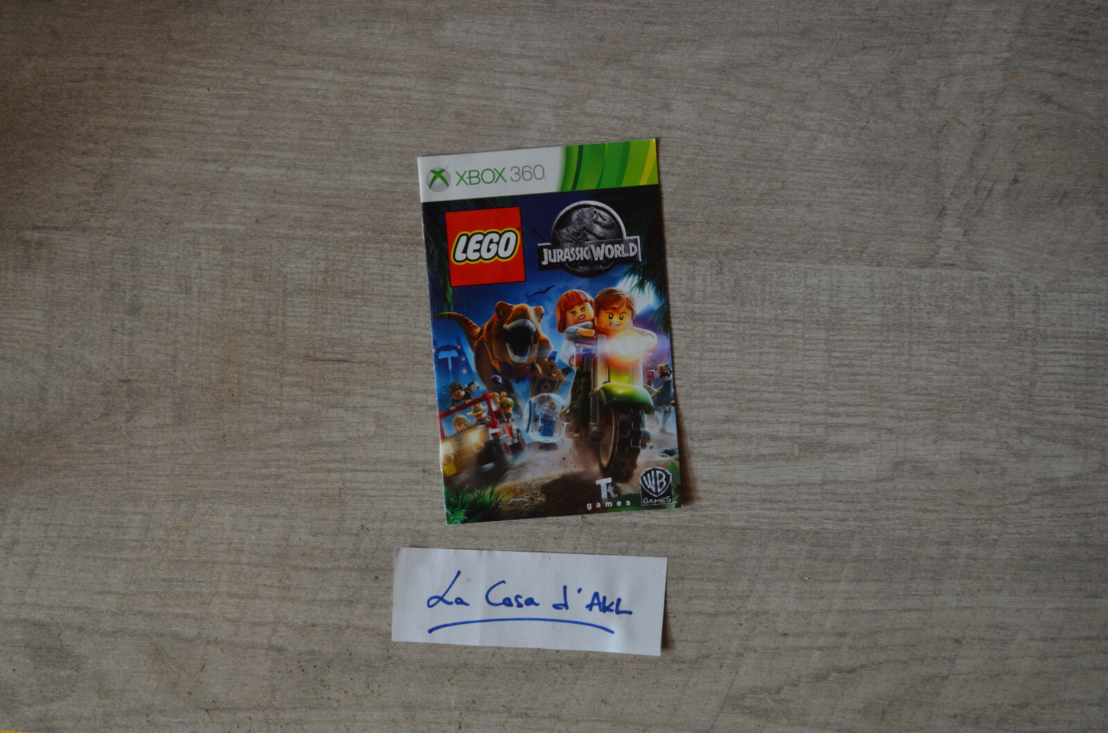 ₪ PAS DE JEU ₪ Notice Lego Jurassic World sur XBOX 360 - FR