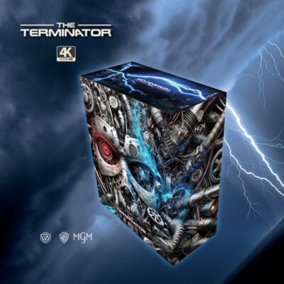 TERMINATOR   ONE CLICK CYBORG   STEELBOOK   RAROFILM - ITA   ENG   4K + BLU-RAY