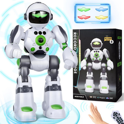 Robot Que Camina y Baila Con Luces LED Juguetes Para Niños De 3 4 5 Años New
