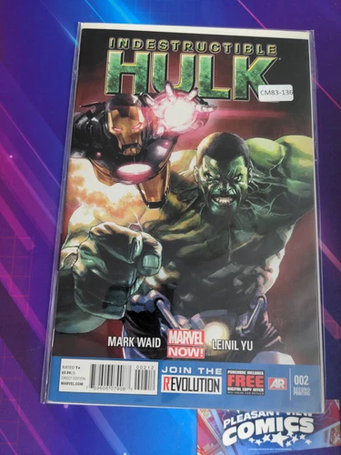 INDESTRUCTIBLE HULK #2 - 2ND PRINT HIGH GRADE VARIANT MARVEL COMIC BOOK CM83-136