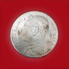 Medaglia argento Giovanni Paolo I sede vacante 1978