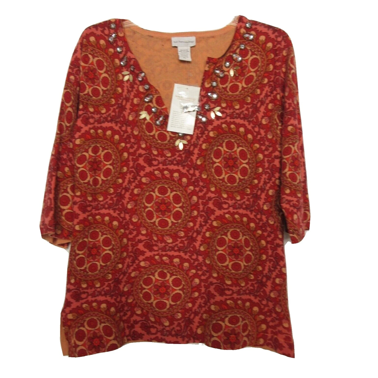 Повседневные шелковые топы для женщин Soft Surroundings