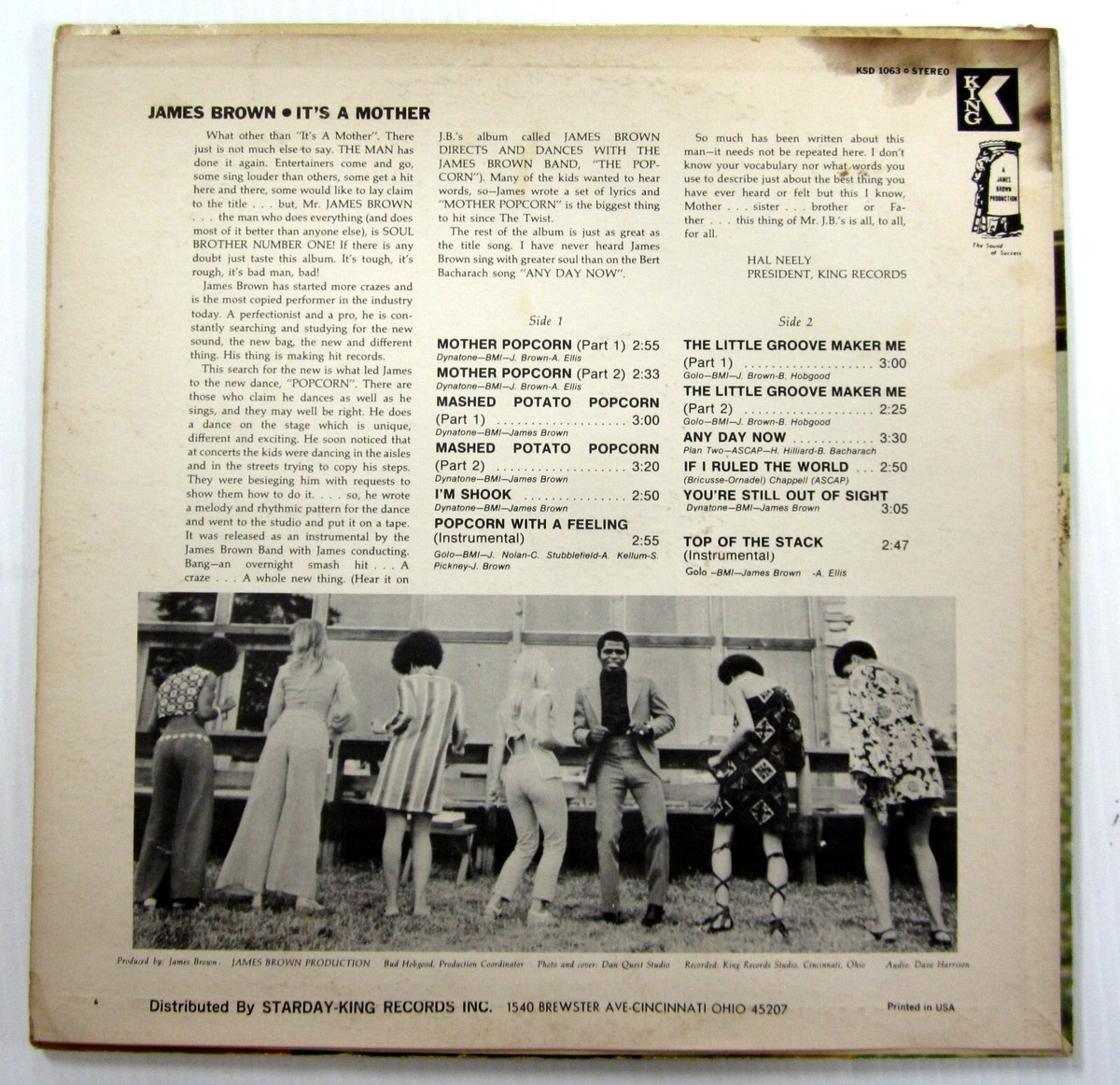James brown - it’s a mother king It's a Mother - Wikipedia