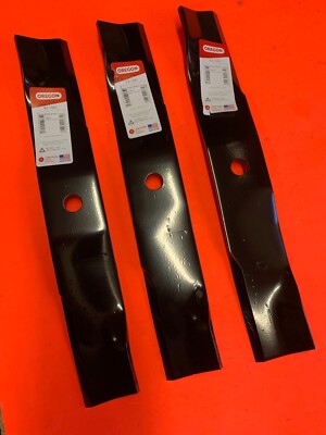 Set/3 blades for Kubota Z121,Z122,ZG123,ZG124,Z231 w/RCK48P mower