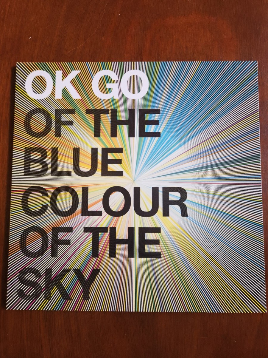 OK GO Of The Blue Colour Of The Sky Vinyl LP on Blue 2010 OOP 