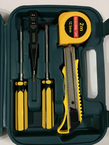 9 piece small portable toolbox kit Best Christmas Gift tool box - Picture 3 of 9