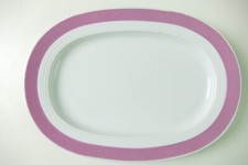 Melitta Rosafarbener Rand Servierplatte 23x17 cm KT-941