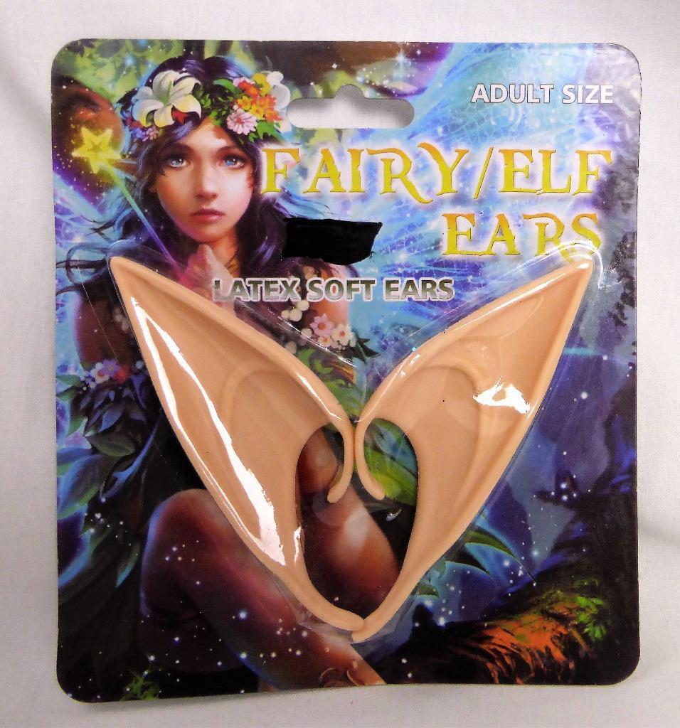 Pointed Fairy Elf Latex Cosplay Ears Halloween Hobbit Costume Pixie 4+ Years New Pointed Fairy Elf Latex Cosplay Ears Halloween Hobbit Costume Pixie 4+ Years New