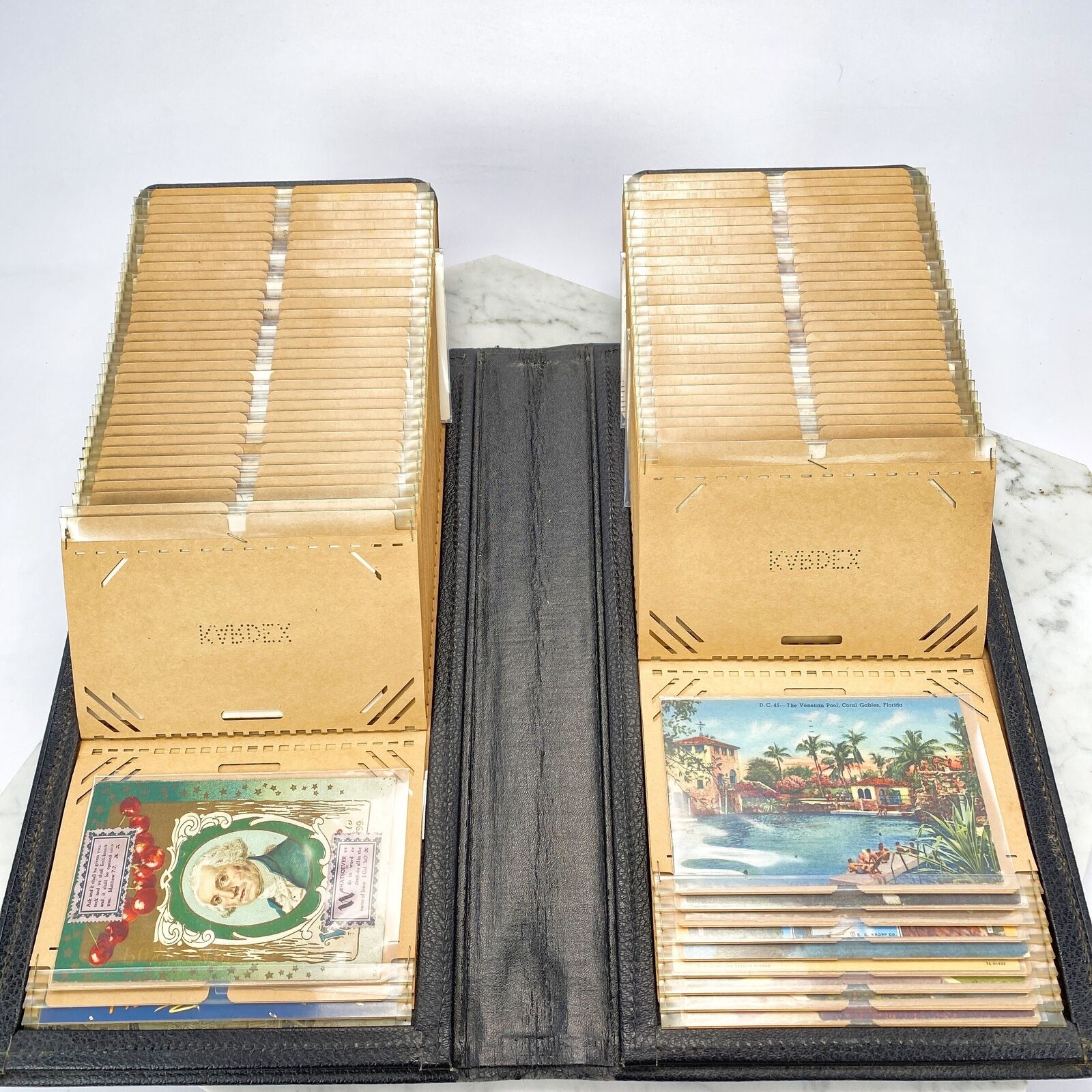 Kardex Book with Post Cards Collection of Early Interesting Variety  Selection