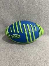 Nerf Sports Weather Blitz Football Blue Green Hasbro