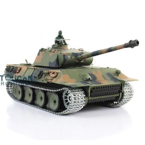 Henglong 7.0 1/16 Upgraded German Panther V RTR RC Tank 3819 Model Metal Tracks - Picture 2 of 12