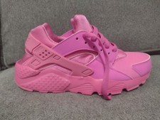 Nike Huarache Run Laser Fuchsia Pink Youth 654275-607 Size 5.5Y