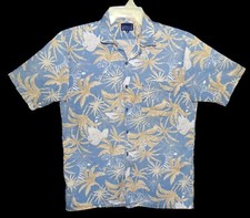 Vin 80,s Sz M The Union St. Sportswear Co. Jungle Animals Lite Blue/Tan Cotton