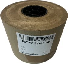 6" x 900 ft Brown Kraft Paper 40 lb Basis Weight Roll Packaging void fill 6 40