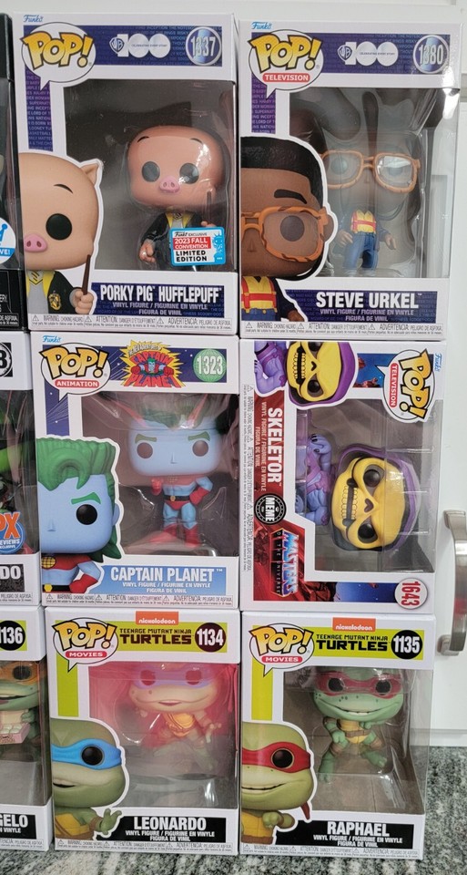 Funko Pop Lot of 12. Ninja Turtles, Batman, Sloth, Capt. Planet ...