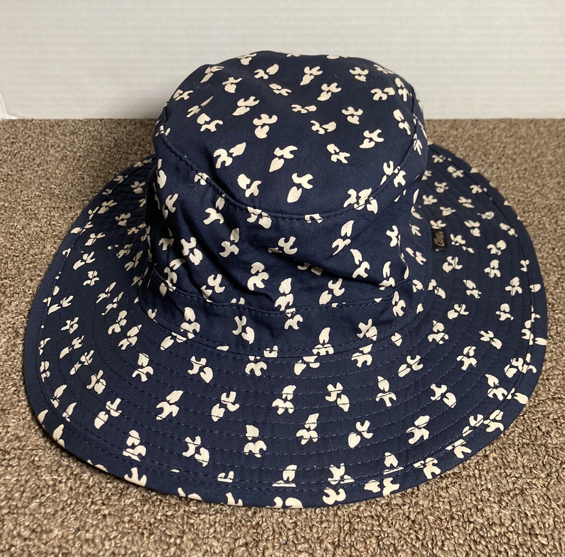 Obey Bucket Hat With Strap Blue One Size Adult