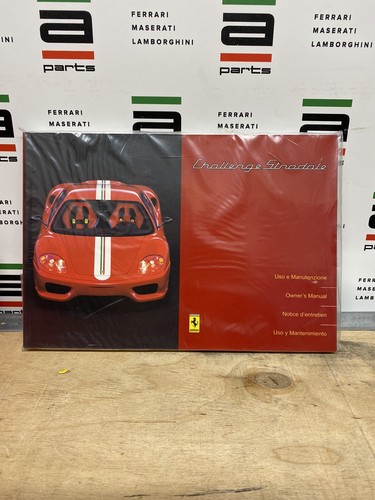 Ferrari 360 Challenge Stradale Owners Handbook/Manual