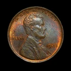 1925-P Lincoln Wheat Cent About Uncirculated (AU) Coin Solid coin