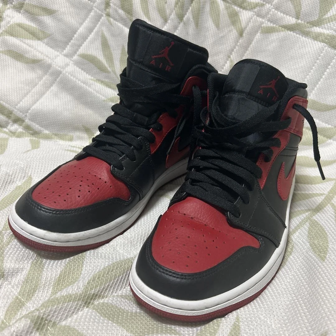 Sneakers Uomo 8.5US Air Jordan Rosso Nero