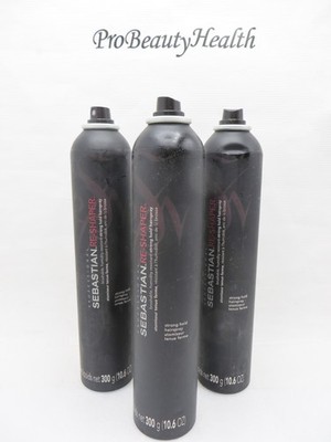 SEBASTIAN RE-SHAPER Hairspray Strong Hold 10.6 oz 3 bottles Dented!