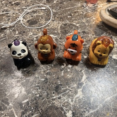 4 VTech Go Go! Smart Wheels Monkey, Lion, Tiger, Panda From Zoo Explores